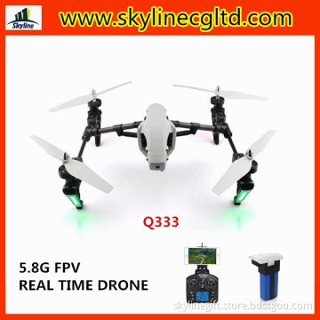 New Arrival WL Q333 FPV 5.8G Real Time RC drone Headless Mode Quadcopter Auto Return Drone
